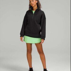 Lululemon Thick Fleece half zip XS/S Black
